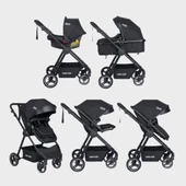 Tommybaby Handy Black New Travel (Seyahat) Sistem Bebek Arabası - 6