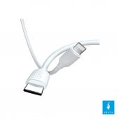 Shaza Type-C to Lightning 2.4A Hızlı Şarj ve Data Kablosu 1M - 3