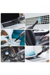 Blitzwolf Bw-ad1 3400rpm Güçlü Emiş Portatif Ev Ve Araç Şarjlı El Süpürgesi - 4