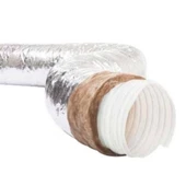 AFS Nonwoven Ses İzoleli Hava Kanalı 150 mm 5 metre - 1
