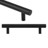 Hitit Mobilya Dolap Kapak Çekmece Kulpu Kulbu Mat Siyah Metal Kulp 96 Mm - 1