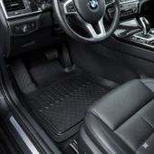 Pufi Tüm araçlarla uyumlu Oto Paspas 100% Kauçuk Premium Kalite - Siyah thumbnail 3