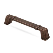 Passage (128 mm-12.8 cm) Eskitme Antik Bakır Metal Mobilya Mutfak Dolabı Dolap Kulpu Kulbu Kulpları - 5