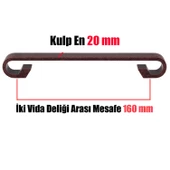Barida Eskitme Antik Bakır Metal (160 mm-16.0 cm) Mobilya Mutfak Çekmece Dolap Kulpu Kulbu Kulpları thumbnail 2