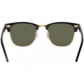 Ray-Ban Clubmaster 3016 W0365 Black/Gold-Green Güneş Gözlüğü - 3
