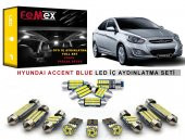 Hyundai Accent Blue LED İç Aydınlatma Ampul Seti FEMEX Parlak Beyaz - 1