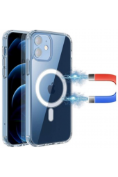 Apple iPhone 13 Uyumlu Kılıf Magsafe Özellikli Şeffaf Kılıf - 2