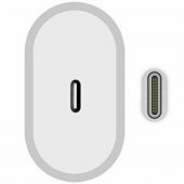 iPhone XS Max Uyumlu 20W Hızlı Şarj Aleti Adaptör Set Type-C to Lightining 1M Kablo - 4