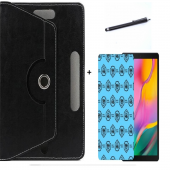 Lenovo Tab M10 TB-X605F 10.1" 3lü Set Universal Tablet Kılıfı Nano Ekran Koruyucu ve Kalem thumbnail 1