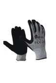 NO:10  BAY-EL EL140-1 GRİ/SİYAH LİKRALI SOFT LATEX KAPLI İŞ ELDİVENİ - 1