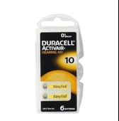 DURACELL 10 NO İŞİTME CİHAZI PİLİ 1.45V 6LI PAKET - 1