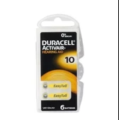 DURACELL 10 NO İŞİTME CİHAZI PİLİ 1.45V 6LI PAKET - 1
