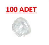 ŞEFFAF 16 MM KÖRTAPALI KANALLI DAMLAMA CONTASI 100LÜ PAKET - 1