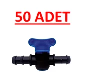 16X16 KURTAĞZI CONTA ÇIKIŞLI MİNİ VANA DAMLAMA 50Lİ PAKET - 1