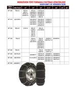 MT 240 YILDIZ PATİNAJ ZİNCİRİ/KAR ZİNCİRİ SERME - 6