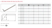 İZELTAŞ 5 MM UZUN ALLEN ALTI KÖŞELİ ANAHTAR 4903 22 0050 - 1