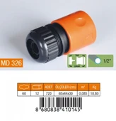 1/2" OTOMATIK HORTUM BAGLANTISI MD326 - 1