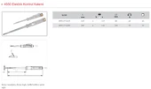 İZELTAŞ 190 MM KONTROL KALEMİ - DÜZ UÇLU 4550 17 0190 - 1