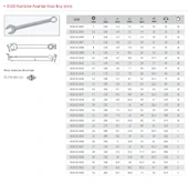 İZELTAŞ 10 KOMBİNE KISA ANAHTAR 0320 02 0010 - 1