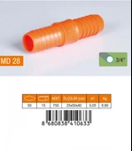 3/4 HORTUM EKİ PLASTİK MD28 - 1