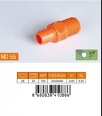 3/4-1" REDÜKSİYON HORTUM EKİ PLASTİK MD55 - 1
