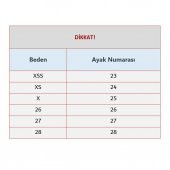 Kemerli Gri Unicorn Babet Ayakkabı - Kız Çocuk Abiye Ayakkabı - Kız Çocuk Gösteri Ayakkabısı - 4