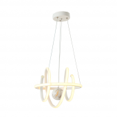 TT Aydınlatma TT005TPL-BY  Burgu Modeli Mat Beyaz Mermer Desen Toplu Led Avize - 2