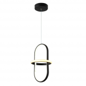 TT Aydınlatma TT006-1-SY  Minyon Modeli Tekli Mat Siyah Led Avize - 2