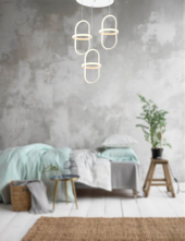 TT Aydınlatma TT006-3Y-BY  Minyon Modeli 3 lü Mat Beyaz Yuvarlak Led Avize - 2