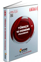 TYT Türkçe Fragman 10 Deneme Video Çözümlü Aydın Yayınları - 1