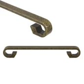 Barida Eskitme Antik Sarı Metal (128 mm-12.8 cm) Mobilya Mutfak Çekmece Dolap Kulpu Kulbu Kulpları - 1