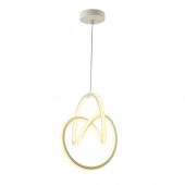 TT Aydınlatma TT013-BY  Düğüm Modeli Mat Beyaz Led Avize - 2