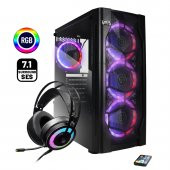 GAMERS ARENA SANGAL HELL AMD ATHLON 3000G 8GB DDR4 500GB SSD FREEDOS GAMING PC - 1