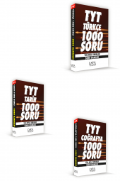 Çapa Yayınları TYT Türkçe - Tarih - Coğrafya Soru Seti 3 Kitap - 1