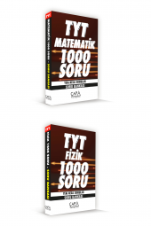 Çapa Yayınları Tyt Matematik & Fizik Soru Bankası Seti 2 Kitap - 1