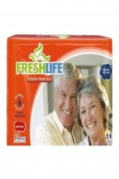 Freshlife Belbantlı Yetişkin Hasta Bezi Islaklık Göstergeli Large 30 Adet - 2