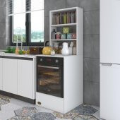 Kenzlife ankastre fırın dolabı esmacan byz 165*60*56 mutfak eko düz - 1