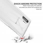 Samsung Galaxy Note 10 Plus Kılıf Zore İmax Şeffaf Silikon Kılıf - 4