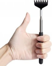 Teleskobik Sırt Kaşıyıcı Metal Kaşağı Kaşıma Aleti Sırt Kaşıma Aparatı - 3