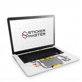 Sticker Master Love Peace Tüm Cilt For Apple MacBook Pro 16inch Touch Bar 2019 A2141 thumbnail 2