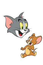 Tom ve Jerry Head Araba Sticker Motor Bisiklet Laptop Sticker Etiket Çıkartma - 1