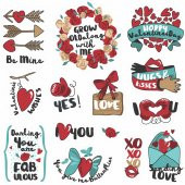 88 Adet Love Aşk Graffiti JDM Araba Modifiye Stickers Motor Bisiklet Laptop Sticker Etiket Çıkartma thumbnail 2