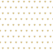 Gold (Altın Sarı) Şirin Kalp Çocuk Odası Sticker 100 Adet 4 Cm Her Renk - 2