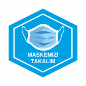 Sticker Master Maskemizi Takalım Sticker 20x20 Cm - 1