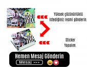 Kişiye Özel Zürafa ve Maymun Boy Ölçer Duvar Sticker Seti  Çocuk Bebek Odası Sticker - 3