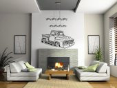 Sticker Masters Vintage Dodge Car Duvar Sticker - 1