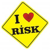 Sticker Masters I Love Risk Sticker - 1