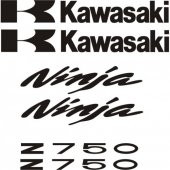 Sticker Masters Kawasaki Z750 Sticker Set-1 - 1