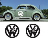 Sticker Masters Vw Logo Sticker Set - 1