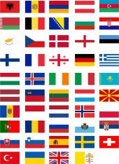 Sticker Masters Avrupa Kıtası Ülkeleri Sticker Seti - 1